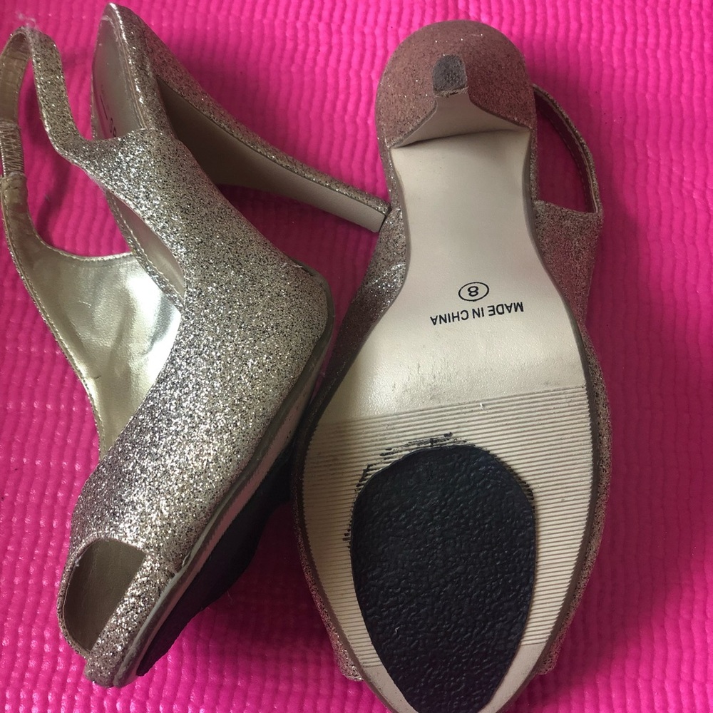 Call it Spring! glitter blush heels - Picture 5 of 6